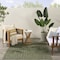 Homeroots 4' X 6' Green Geometric Indoor Outdoor Area Rug 572632 - alternate 3
