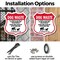 Signmission Dog Poop Shield Sign Dog Waste Is A Thre, 6 Inch X 6 Inch, Plastic Sign SHI-P-6-374 - alternate 2