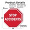 Signmission Stop Accidents, 18 inch X 18 inch, Plastic Sign, 2PK OC-P-2PACK-18-305 - alternate 2