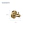Kibi Circular Bathroom Towel & Robe Hook - Brushed Brass KBA1401BB - alternate 3