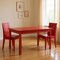 Homeroots 48" Fire Engine Red Solid Wood Dining Table 548866 - alternate 1