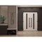 Vdomdoors Front Exterior Prehung Aluminum Double Doors Ronex1055 Teak Mirrored Clear Glass Entry Metal Modern RONEX1055DEXD-OAK-W72xH96-RH-O - alternate 2