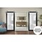 Sartodoors Sturdy Double Barn Door with Frosted Glass Planum 2102 Black 84x96 (2* 42x96) Solid Core PLANUM2102DB-S-BLK-84 x 96 (2* 42x96) - alternate 2