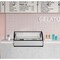 Koolmore 46 in. Countertop Gelato Display Case w/ 6 Pans and Built-in Glass Sneeze Guard in Stainless-Steel KM-CGD-6P - alternate 3