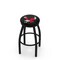 Holland Bar Stool Co 30" Blk Wrinkle Eastern Washington Swivel Bar Stool, Accent Ring L8B2B30EastWA - alternate 1