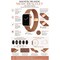 Elegani Magnetic Milanese Mesh Replacement Band Compatible with Apple Watch 38mm, Rose Gold SBMMTC-RGD-38mm - alternate 2