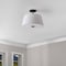 Jonathan Y Isabella 15" 3-Light Modern Contemporary Metal Tapered Drum LED Semi Flush Mount, Oil Rubbed Bronze JYL9922B - alternate 3