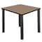Regency Square Kee Small Breakroom Table, 30 in W, 30 in L, Noble Oak TB3030NOBPBK - alternate 1
