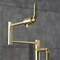 Kingston Brass Deck Mount Pot Filler Faucet, Brushed Brass KS4707KL - alternate 3