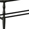 Homeroots 44in Black Solid Wood Distressed Bench 733251 - alternate 3