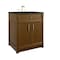 James Martin Vanities Bellshire 30" Single Vanity, Honey Oak w/ 3 CM Phantome Eclos Top 660-V30-HNO-3PHT - alternate 3