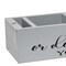 Homeroots 6" Gray Wood Desk Organizer 661198 - alternate 3