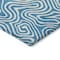Homeroots 10' X 14' Teal Blue And Ivory Abstract Washable Indoor Outdoor Area Rug 599765 - alternate 4