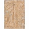 Homeroots 5' X 8' Orange And Gray Abstract Washable Indoor Outdoor Area Rug 632132 - alternate 2