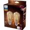 Signify Vintage 75W Equivalent Amber ST19 Medium LED Decorative Light Bulb, 2PK 565969 - alternate 2