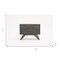 Homeroots 18" Solid Wood and Wood Two Drawer Nightstand 473010 - alternate 2