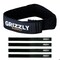 Grizzly Supply Bundle Strap, 9 in L, 1 in W, Hook and Loop Closure, Reusable, Black, 4PK GS-HLBS9-0 - alternate 1