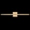Jonathan Y Makena 28" Modern Minimalist Dimmable Integrated LED Metal Wall Sconce, Brass Gold JYL7022B - alternate 2