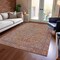 Homeroots 5' X 8' Orange And Red Medallion Washable Indoor Outdoor Area Rug 616281 - alternate 3