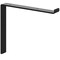 Shelf-Made Silverton 201 Premium Decorative Shelf Bracket, 75 lb, 12 in L, 10.313 in H, Steel RP-201SL-12BK - alternate 1