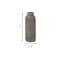 Homeroots 7" Gray Distressed Aluminum Geometric Tabletop Taper Candle Holder 576825 - alternate 3