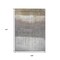 Homeroots 9' X 12' Taupe And Gray Abstract Washable Indoor Outdoor Area Rug 632069 - alternate 4