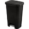 Sterilite 11.9 Gal. Black StepOn Wastebasket 10699004 - alternate 1