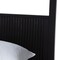 Baxton Studio Primrose Mid-Century Black Fluted Wood King Size Canopy Bed 249-13820-ZORO - alternate 3