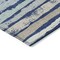 Homeroots 8' X 10' Navy Blue Beige And Ivory Striped Washable Indoor Outdoor Area Rug 598911 - alternate 2