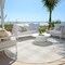 Homeroots 8' Ivory And Beige Round Plaid Washable Indoor Outdoor Area Rug 595405 - alternate 4