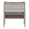 Homeroots 22" Light Gray Wood One Drawer Nightstand 477922 - alternate 1
