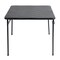 Homeroots 34" Black Wood and Iron Folding Square Card Table 719205 - alternate 1