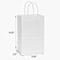 Nashville Wraps White Kraft Paper Shopping Bags, Rose 5.25x3.5x8.25in, 250PK ROSWH - alternate 2