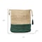 Homeroots 17" Tan Jute Basket 704892 - alternate 2