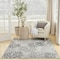 Homeroots 6' X 9' Gray Black And Ivory Nautical Indoor Outdoor Area Rug 550186 - alternate 3