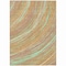 Homeroots 3' X 5' Gold Sky Blue And Coral Abstract Washable Indoor Outdoor Area Rug 631245 - alternate 2