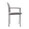 Flash Furniture Tiffany Comfort Gray Vinyl Stackable Steel Side Reception Chair with Arms BT-516-1-GRY-VINYL-GG - alternate 3