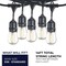 Bulbrite 14-foot String Light Kit with Clear Shatter Resistant Vintage Style S14 LED Light Bulbs-2PK 862817 - alternate 3
