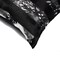 Homeroots Set of Two 12" X 20" Black and Silver Striped Cowhide Lumbar Throw Pillows with Glitter, 2PK 544629 - alternate 2