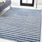 Jonathan Y Sukie Modern Offset Stripe Blue/Ivory 3 ft. x 5 ft. Indoor/Outdoor Area Rug SMB133D-3 - alternate 2