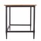 Homeroots 53" Natural And Black Writing Desk 402059 - alternate 4
