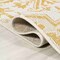 Jonathan Y Estrella Bohemian Medallion Textured Weave Cream/Yellow 2 ft. x 10 ft. Indoor/Outdoor Runner Rug SMB105H-210 - alternate 4
