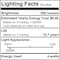 Bulbrite 40W Equivalent Amber Light OS T60 Dimmable LED Grand Filament Olive Shaped Nostalgic Light Bulb 776306 - alternate 2