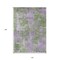 Homeroots 10' X 14' Green and Purple Abstract Washable Non Skid Indoor Outdoor Area Rug 564277 - alternate 4