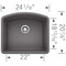 Blanco Diamond Single Bowl, Cinder 441468 - alternate 3