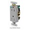 Leviton DPl HG/IG Rec 15A 125V TR Self-Gr Brn DT820-IGB - alternate 2
