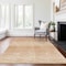 Homeroots 3' X 5' Salmon And Ivory Abstract Washable Indoor Outdoor Area Rug 587422 - alternate 2