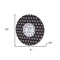 Homeroots 4" Black And White Metal Analog Round Wall Clock 376208 - alternate 3
