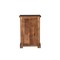 Homeroots 30" Dark Brown Solid Wood Three Drawer Live Edge Filing Cabinet 522096 - alternate 2