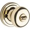 Kwikset Signature Series 740H3SMT 6AL/RCS Entry Knob, Polished Brass, Metal, K3, KW1 Keyway, 2 Grade 740H3SMT6ALRCSV1 - alternate 2